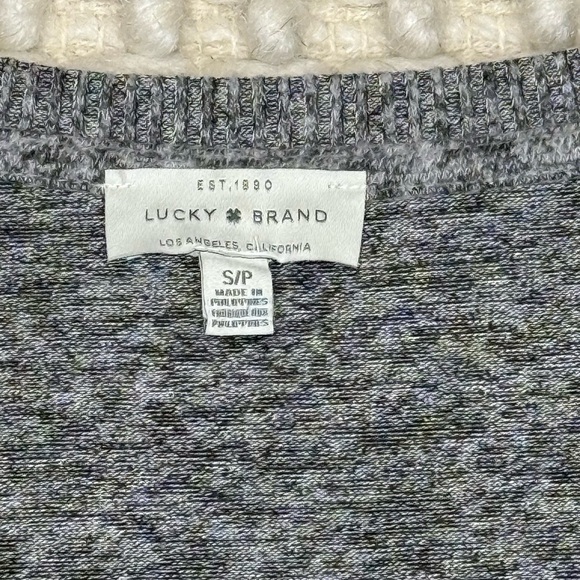 Lucky Brand V Neck Tunic Sweater - Picture 4 of 6